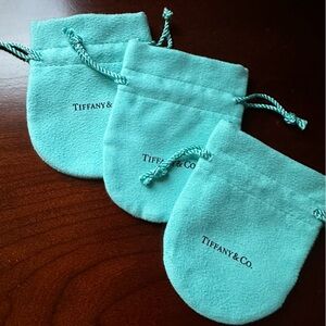 3 Authentic Tiffany’s Pouches